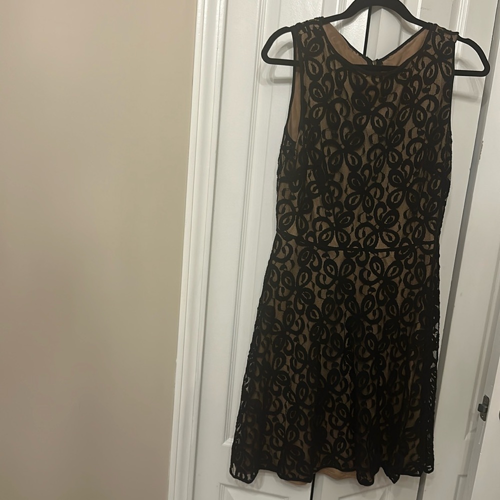 WHBM black cocktail dress